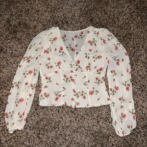Reformation Floral Top